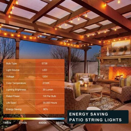 240 ft Outdoor String Lights
