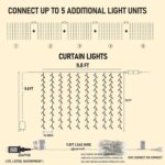 300 LED Curtain Lights
