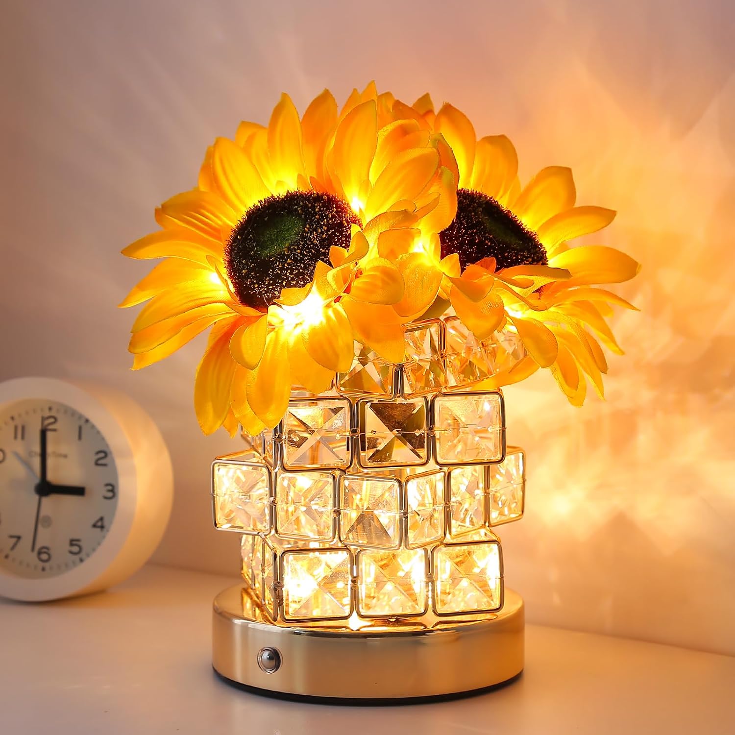 Sunflower Cordless Touch Table Lamp - 3 Colour Modes, Infinite Dimming