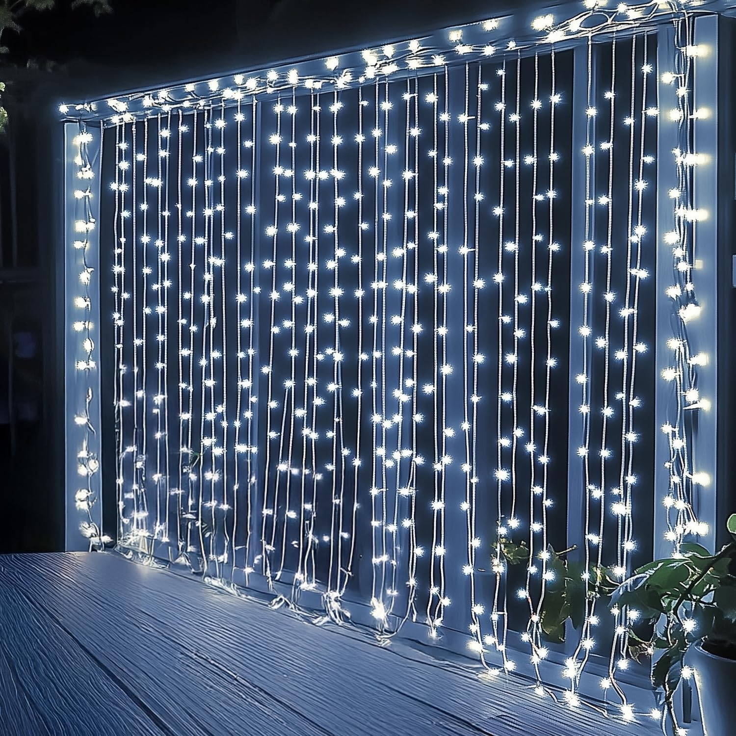 400 LED Curtain Lights - 6.6 ft - Image 8