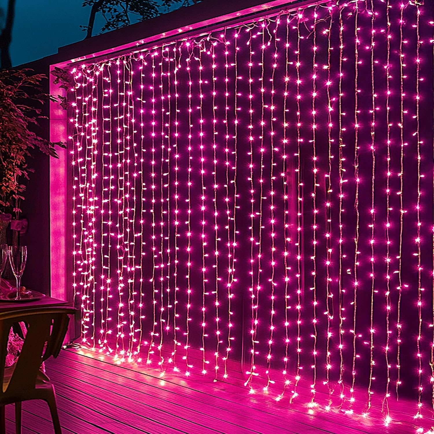 400 LED Curtain Lights - 6.6 ft - Image 9