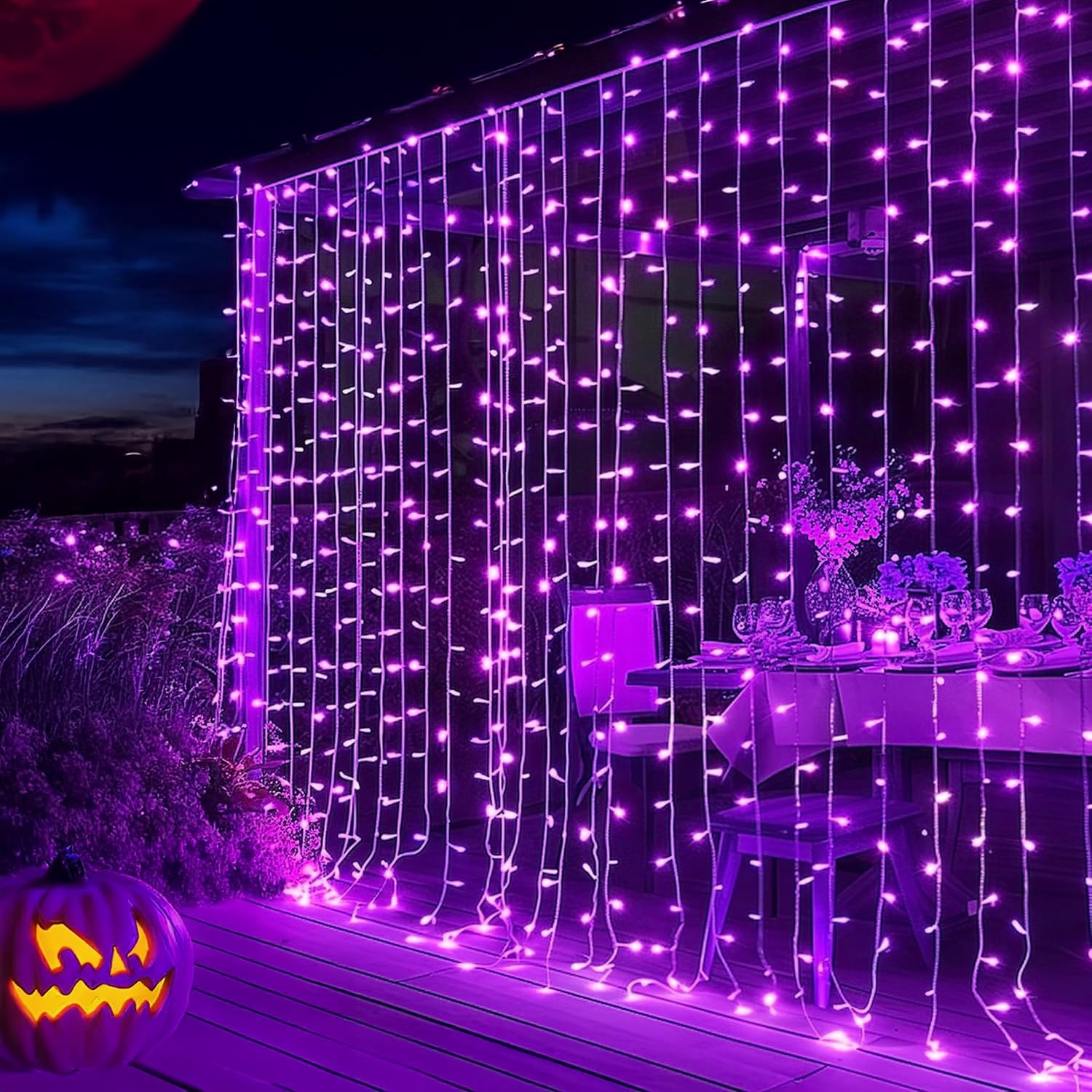 400 LED Curtain Lights - 6.6 ft - Image 11
