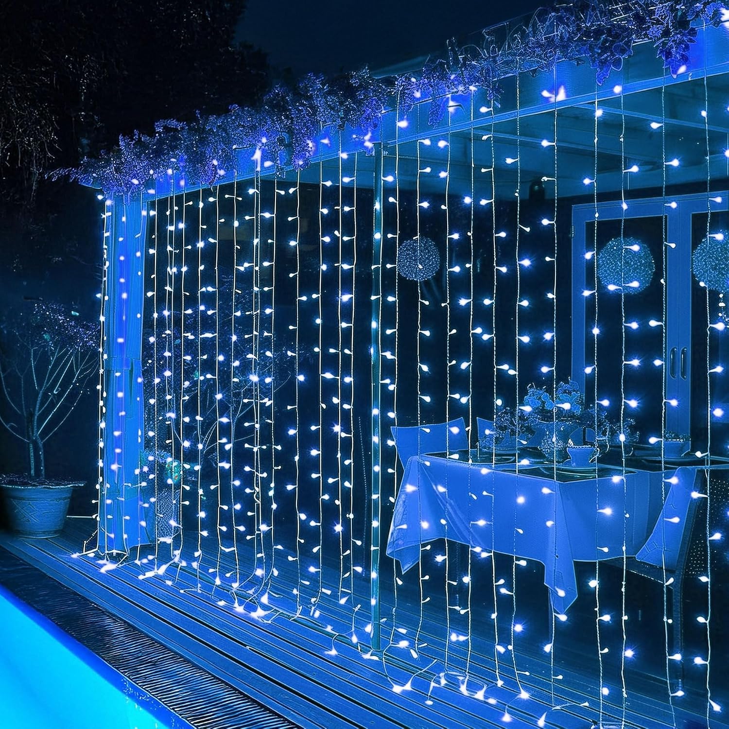400 LED Curtain Lights - 6.6 ft - Image 14